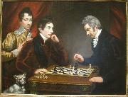James Northcote Chess Players Germany oil painting artist